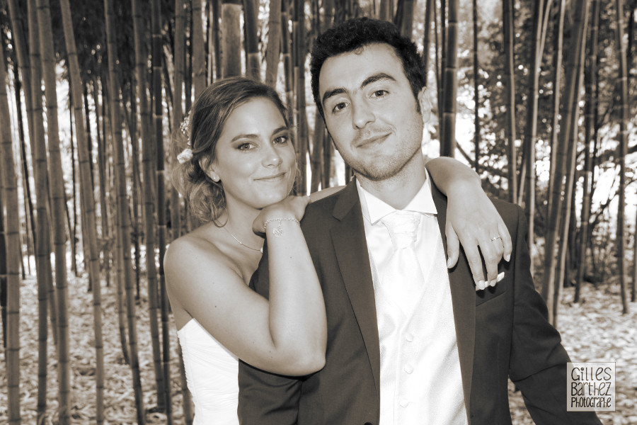 photographe mariage bambous original moderne charente