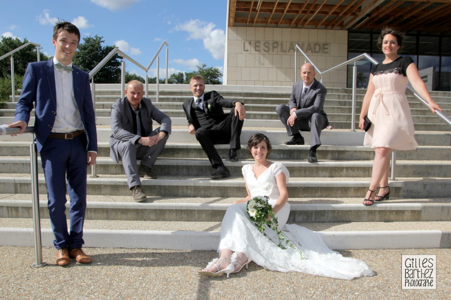 photographe mariage photo de groupe originale yrieix charente