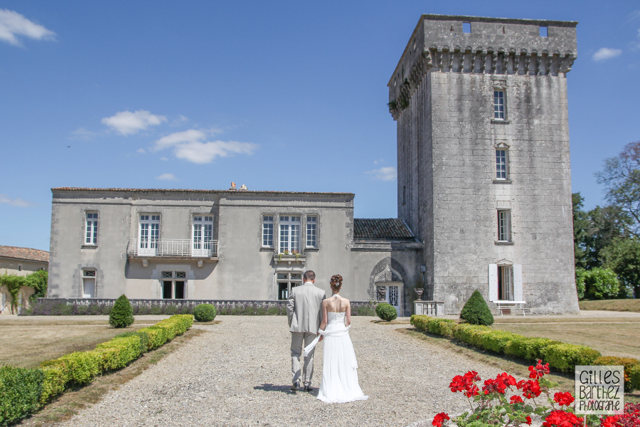 photographe mariage chateau charente romantique