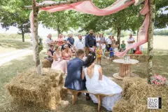 photographe mariage ceremonie laique champetre chic charente