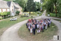 photographe mariage charente groupe coeur chateau