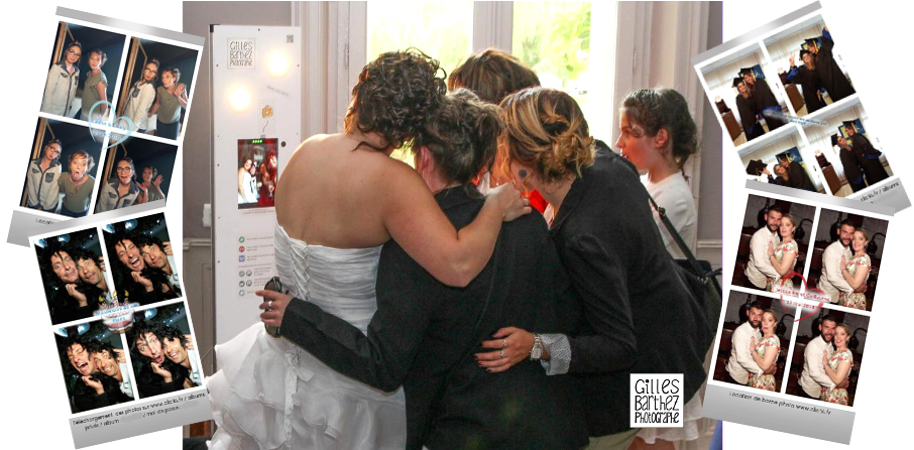 borne photo photobooth photocall automatique animation mariage soirée fete fun cool sympa
